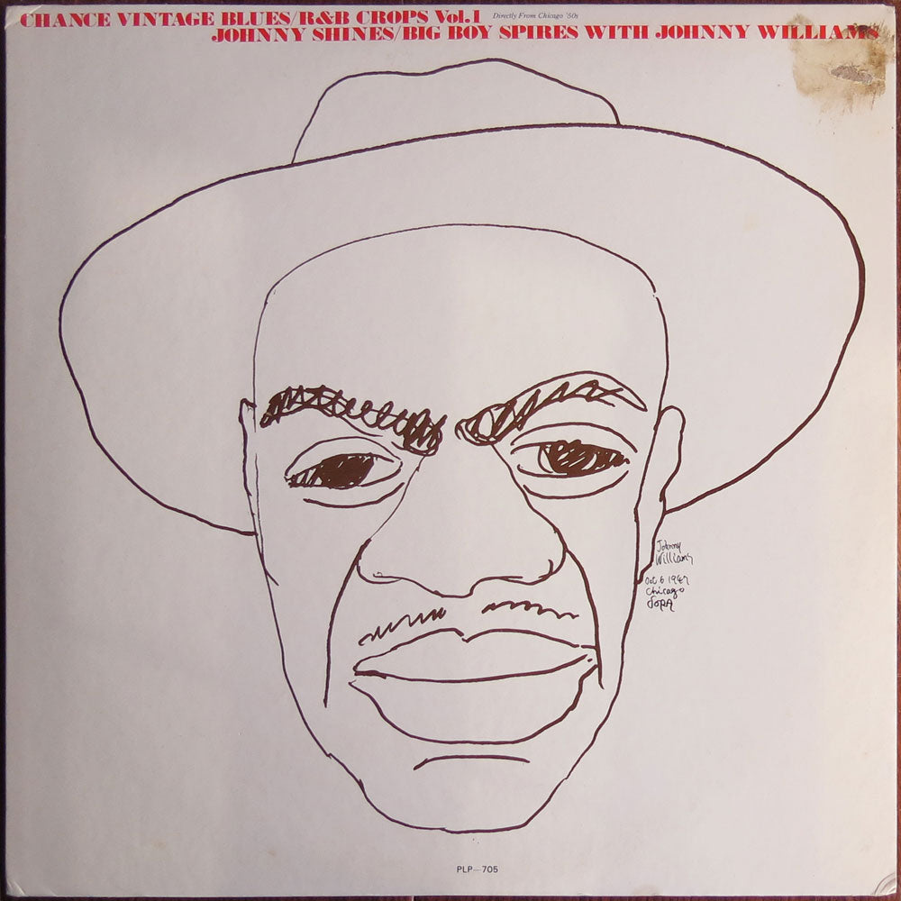 Johnny Shines, Big boy Spires and Johnny Williams - Chance vintage blues - Japan LP