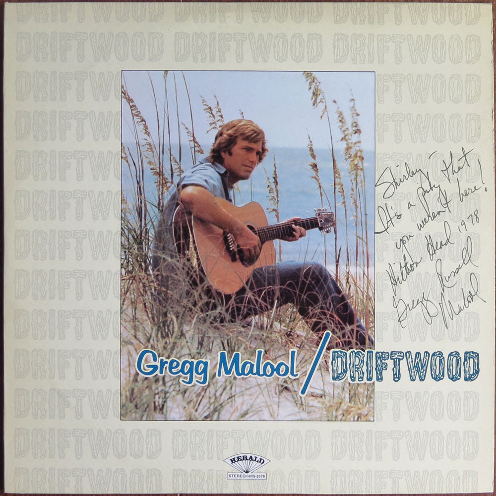 Greg Malool - Driftwood - signed LP