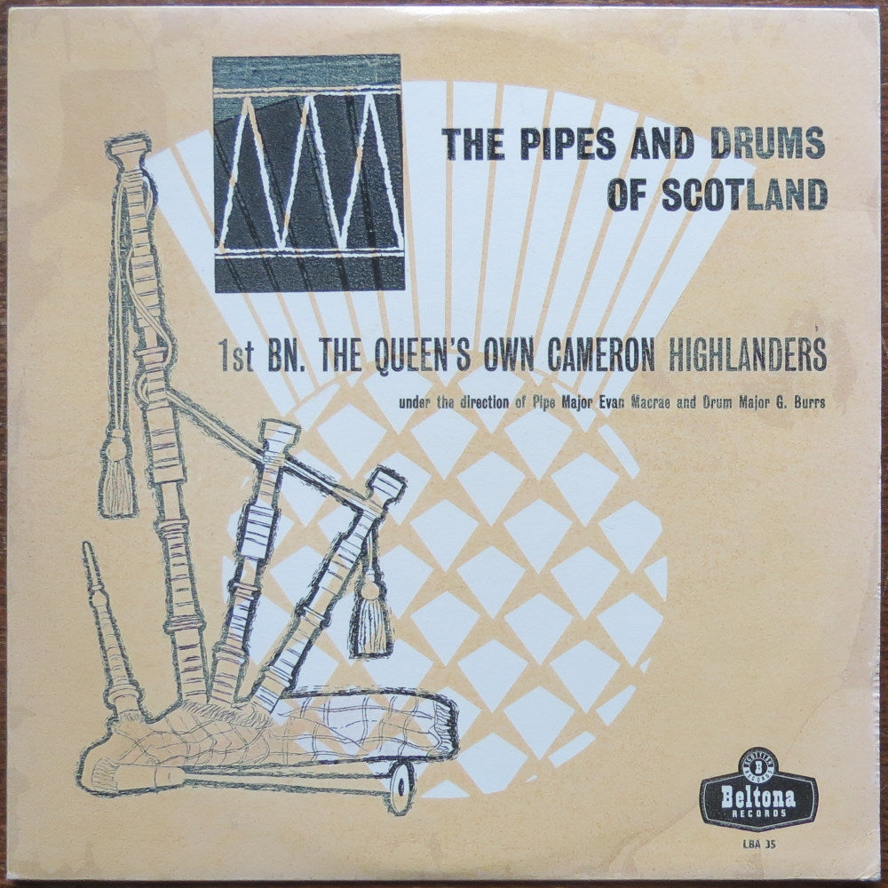 Queen's own Cameron highlanders - The pipes and drums of Scotland - LP