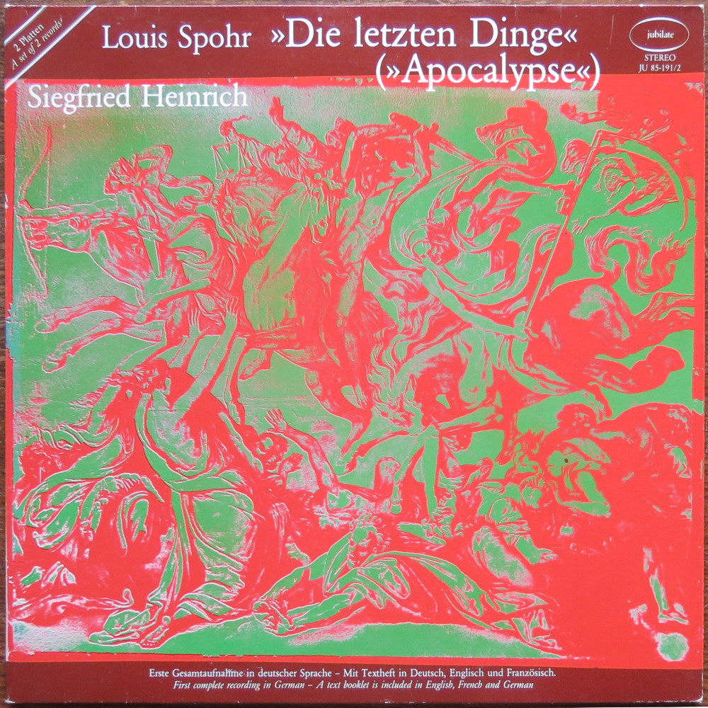 Louis Spohr, Siegfried Heinrich, Frankfurter Symphoniker - Die Letzten Dinger (Apocalypse) - double LP