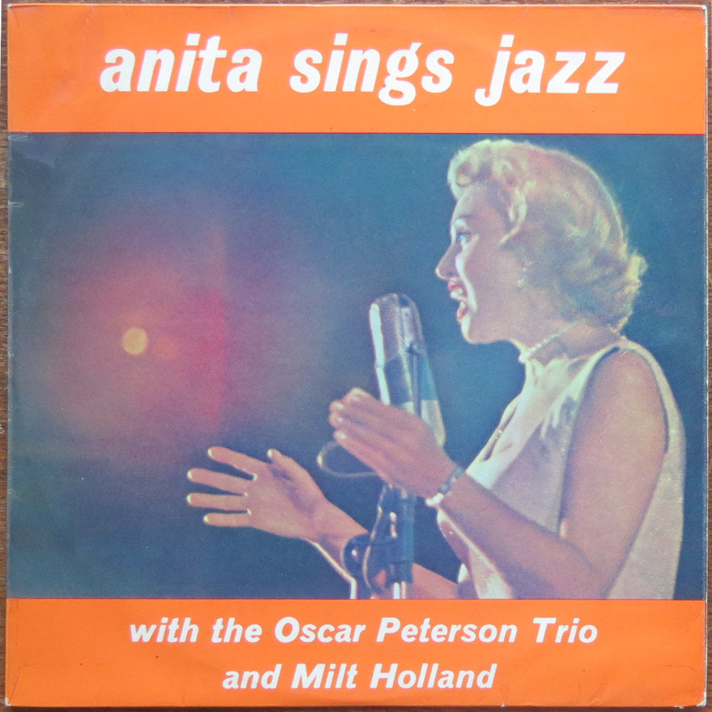 Anita with the Oscar Peterson trio and Milt Holland - Anita sings jazz - LP