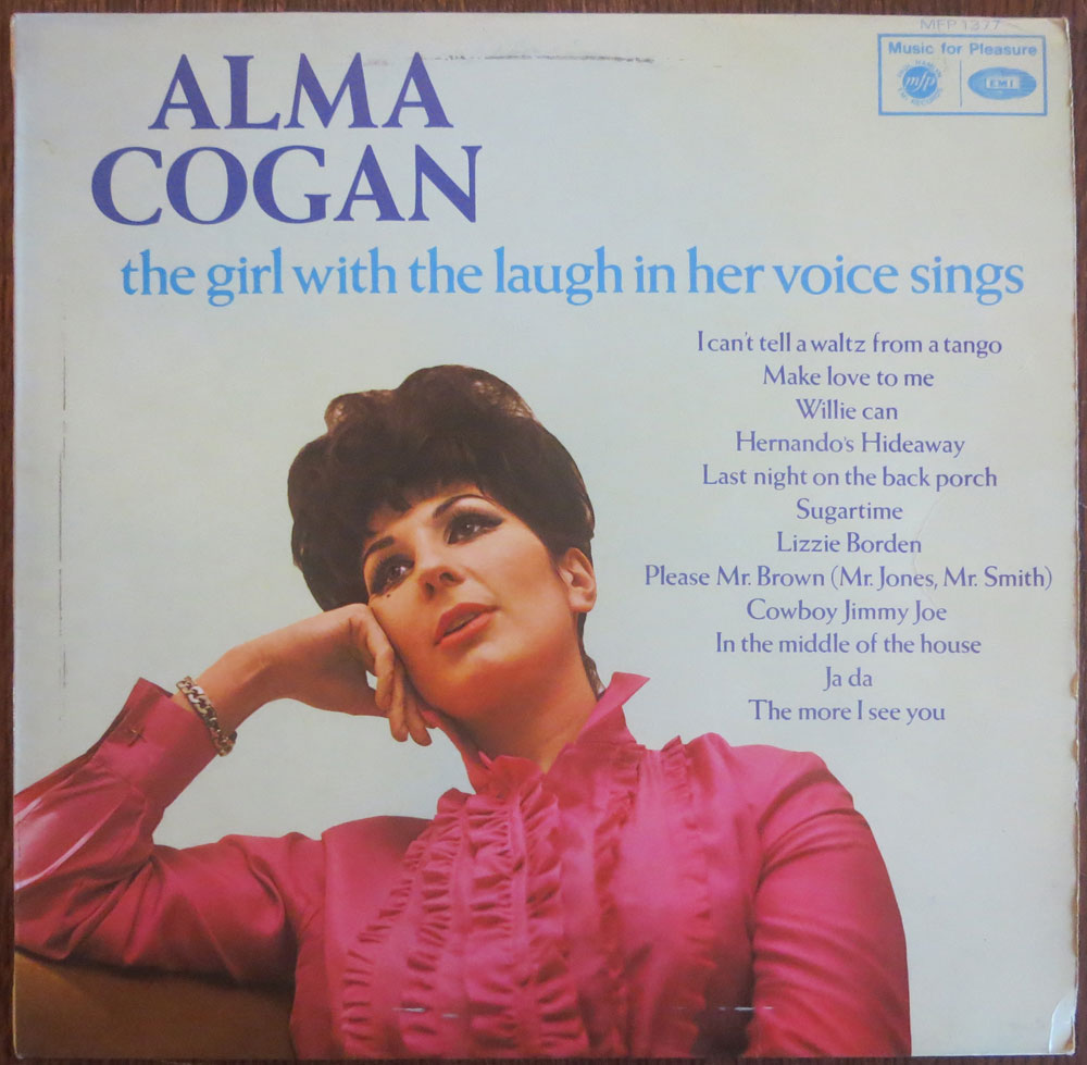 Alma Cogan - The girl with the laugh in her voice sings - LP