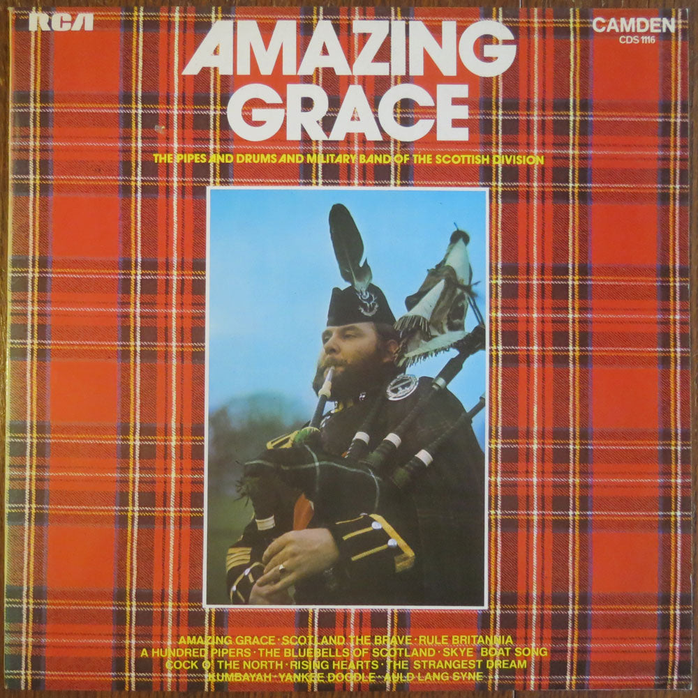 Pipes And Drums And Military Band Of The Scottish Division ‎– Amazing Grace - LP