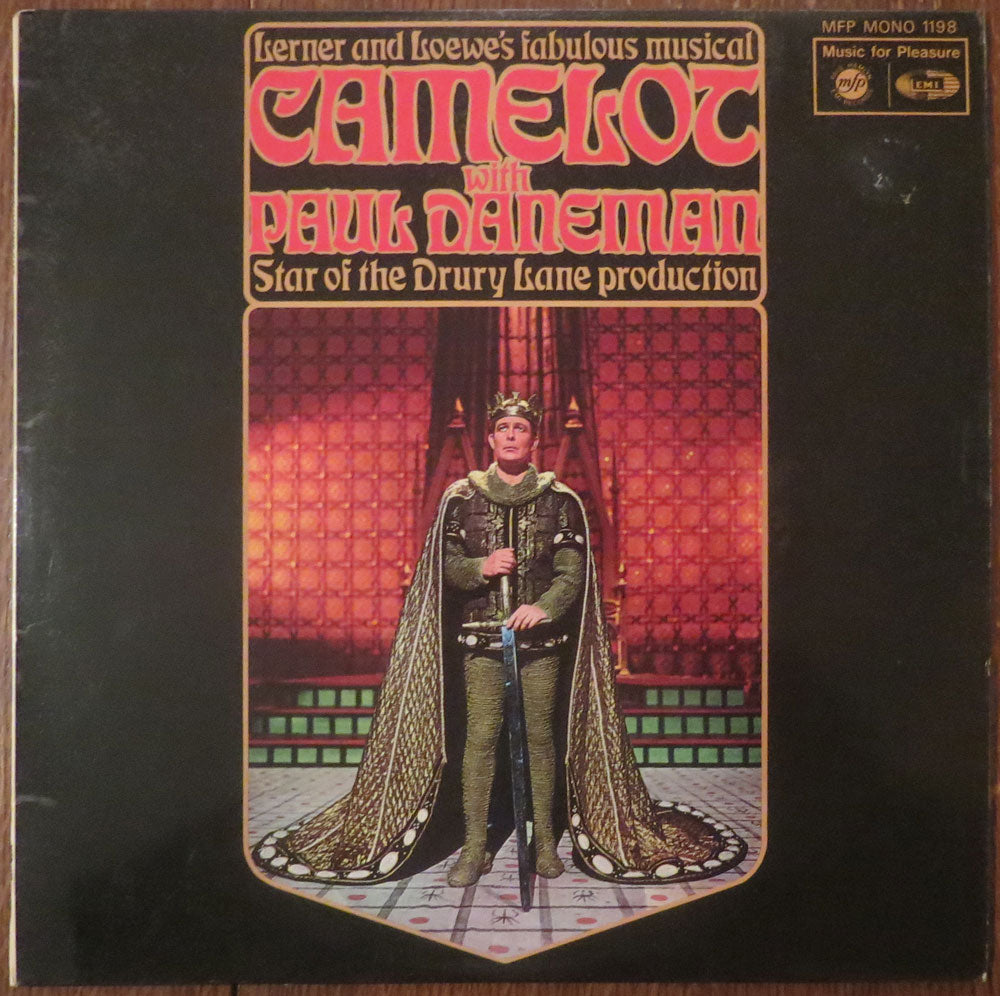 Lerner And Loewe, Paul Daneman, Alyn Ainsworth And His Orchestra ‎– Camelot With Paul Daneman - LP