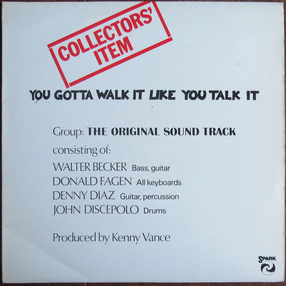 Original sound track, The - You gotta walk it like you talk it - LP
