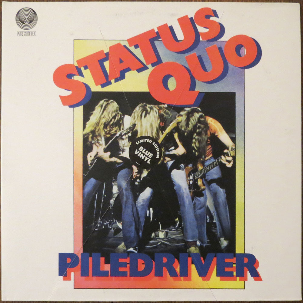 Status quo - Piledriver - limited blue vinyl reissue LP