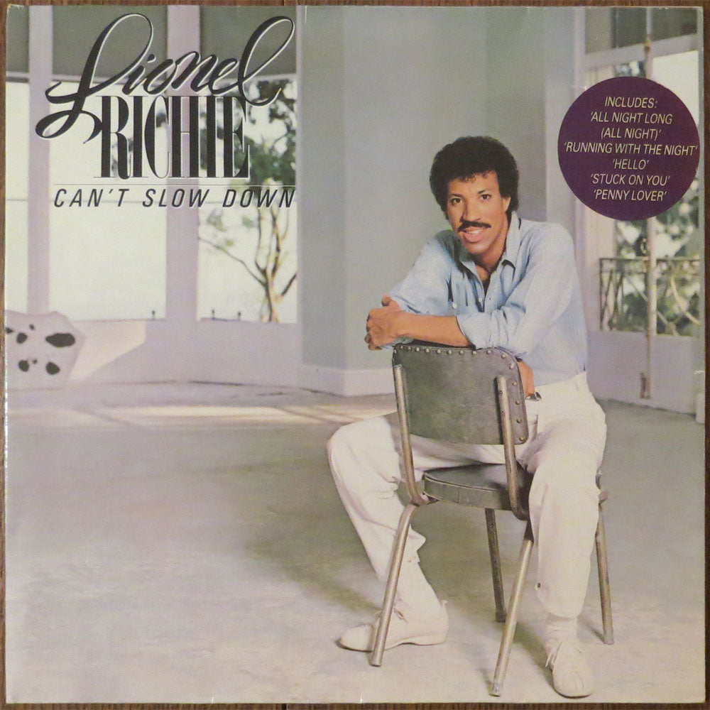 Lionel Riche CAN'T SLOW DOWN ドイツ盤LP初期プレス Lionel Riche CAN´T SLOW DOWN ドイツ盤LP初期プレス