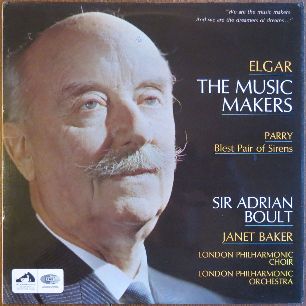 Elgar - The music makers, blest pair of sirens - LP